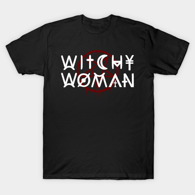 WITCHY WOMAN, WICCA, WICCAN, PAGANISM AND WITCHCRAFT T-Shirt by Tshirt Samurai